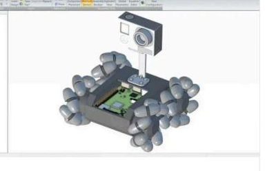 Mobil robot platform mechatronikai összeállítása Alibre Design-ban